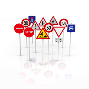 Visuel signalisation - mobilier urbain
